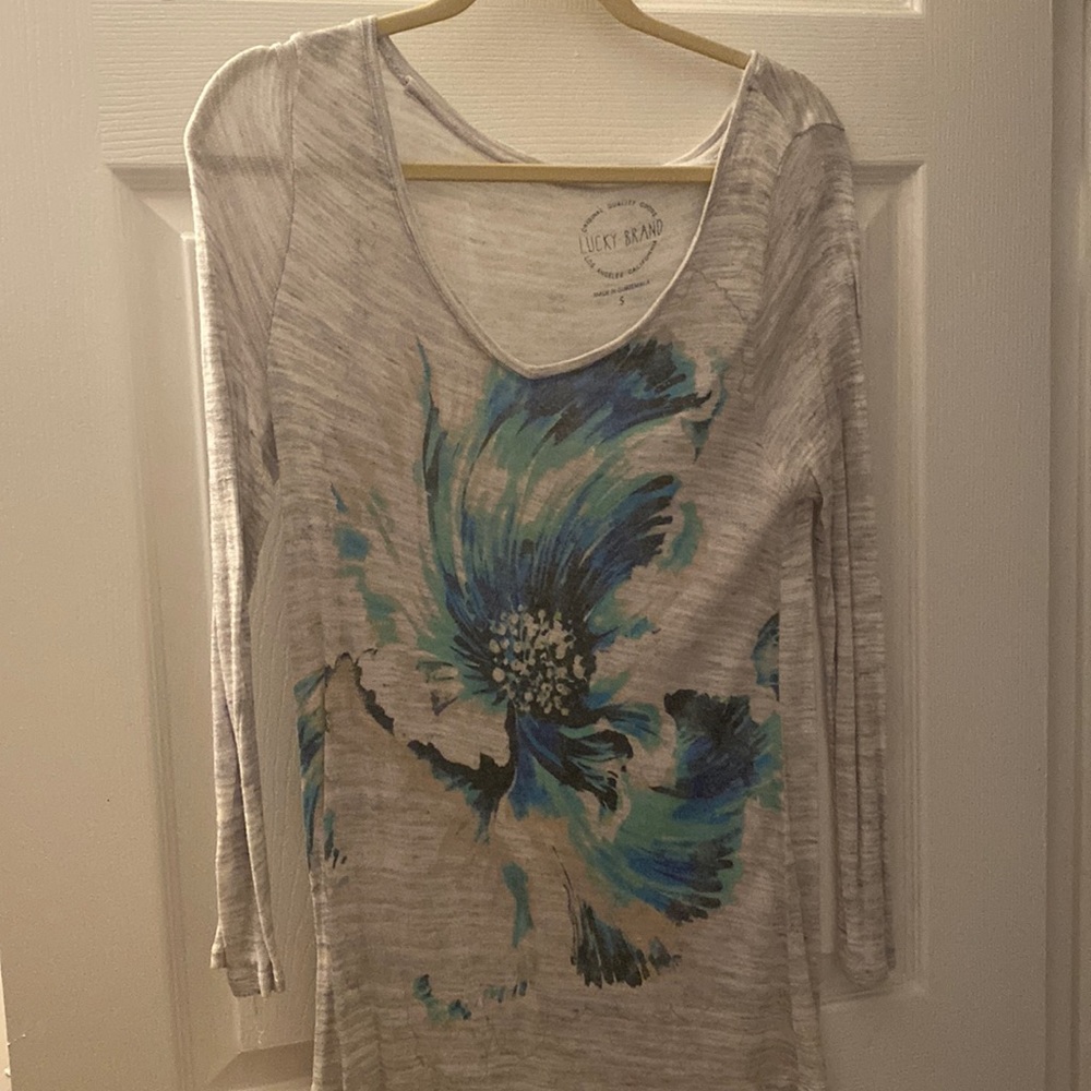 Long Sleeve Flower Shirt